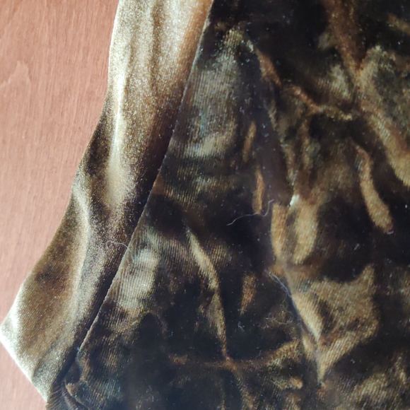 Velour Stretch Pencil Skirt with side slits - Picture 3 of 4